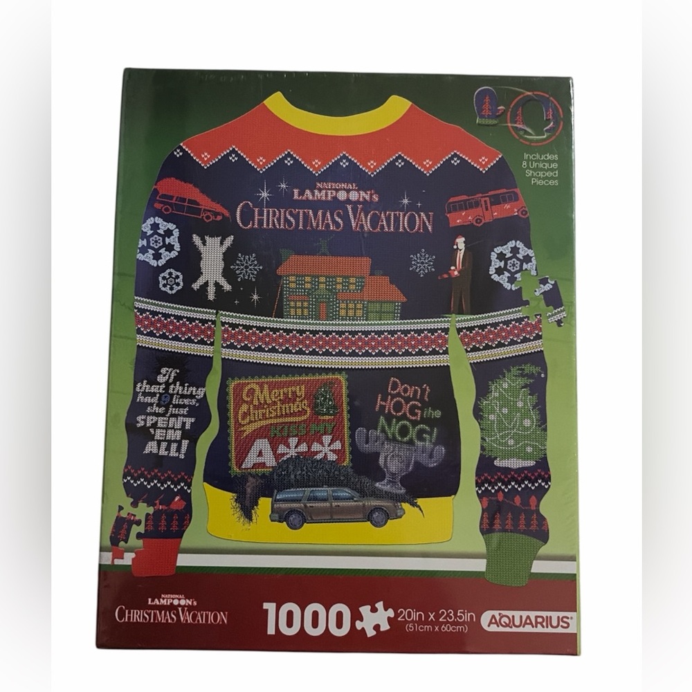 National Lampoon's Christmas Vacation Ugly Sweater Puzzle 1000pc